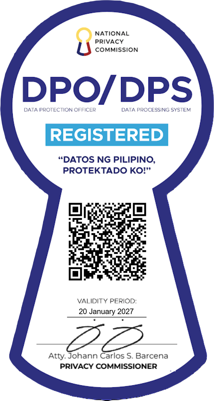 Data privacy registration seal